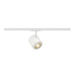 SLV Schienenstrahler Enola C 1-Phasen Aluminium Weiß Rund 11W 1040lm 35D - 830 Warmweiß