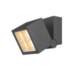 SLV Cube Aluminium Anthrazit 15W 1200lm - 827-830 CCT | Dimmbar