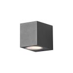 D'Lite Wandleuchte Vrebos Aluminium Schwarz | IP54 - Geeignet Für 1x GU10