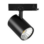 Noxion LED Schienenstrahler 3-Phasen Delta Pro Aluminium Schwarz 40W 4900lm 36D - 930-940-957 CCT | UGR <19