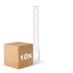 Mehrfachpackung 10x Ledvance Dulux-L LED 12W - 830 Warmweiß | 4-Pins - Ersatz Für 24W