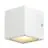 SLV Sitra Cube Wandleuchte Aluminium Weiß | Außenbeleuchtung - IP44 - Geeignet für 2x GX53 