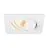 SLV New Tria 68 Spot Aluminium Weiß Quadrat 8.3W 705lm 38D - 927 Extra Warmweiß | Ausschnitt 68mm - Höchste Farbwiedergabe - Dimmbar 