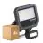 Mehrfachpackung 4x Ledvance LED-Scheinwerfer Aluminium Schwarz 17W 2400lm 100D - 840 Kaltweiß | IP65 - Bewegungs- und Lichtsensor - Symmetrisch