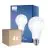 Mehrfachpackung 4x Philips Classic LED Glühbirne E27 Birne Matt 13W 2000lm - 827 Extra Warmweiß | Ersatz Für 120W